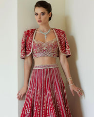 Faraz Manan - Red Bridal Couture