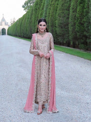 Shazia Kiyani - Champagne and Peach