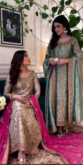 Haris Shakeel - Lama series (Aqua/Teal outift) - Eemie's Studio