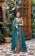 Haris Shakeel - Peacock Teal Ensemble - Eemie's Studio