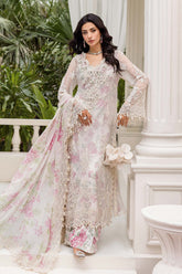 Maria.B Chiffons MPC-25-101 (Off White Rose) - Eemie's Studio