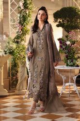 Maria.B Chiffons MPC-26-102-Muted Mocha Brown - Eemie's Studio