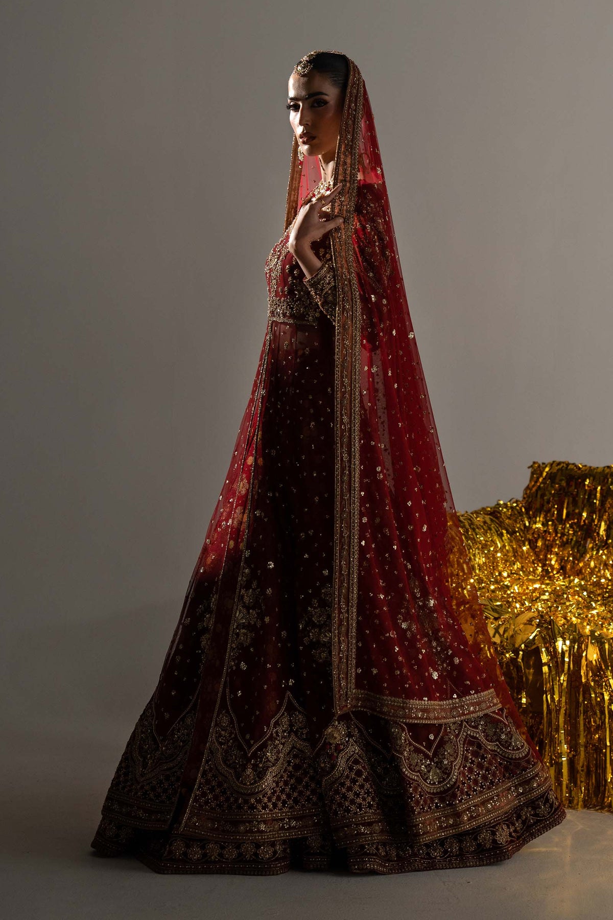 Maria.B Retro Shadmani Couture - Bazif