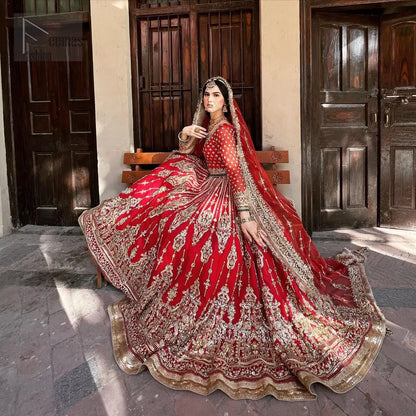 Maha Wajahat Khan - Luxury Bridal Lehenga