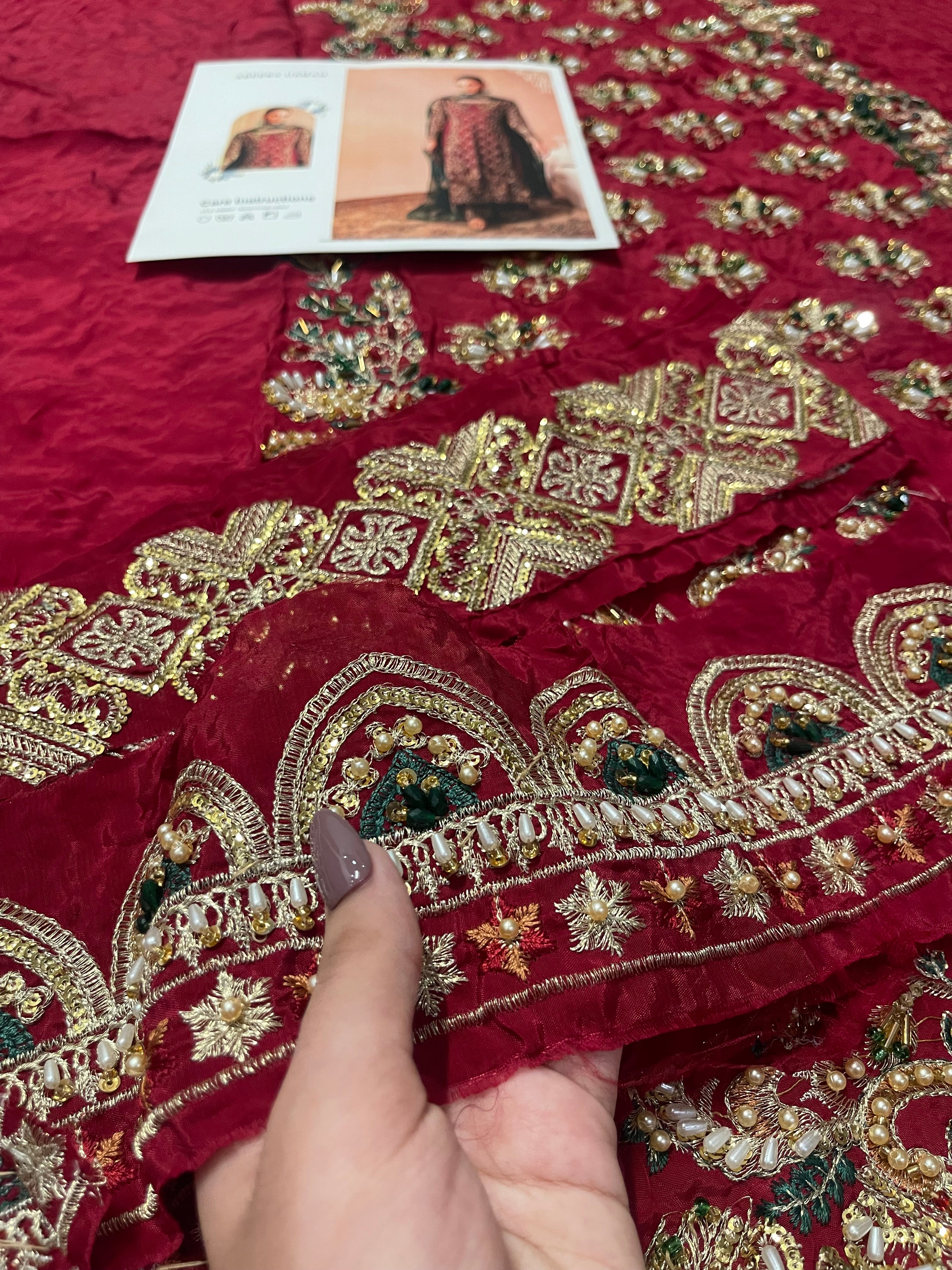 Abeera Usman - Burgundy Dusk