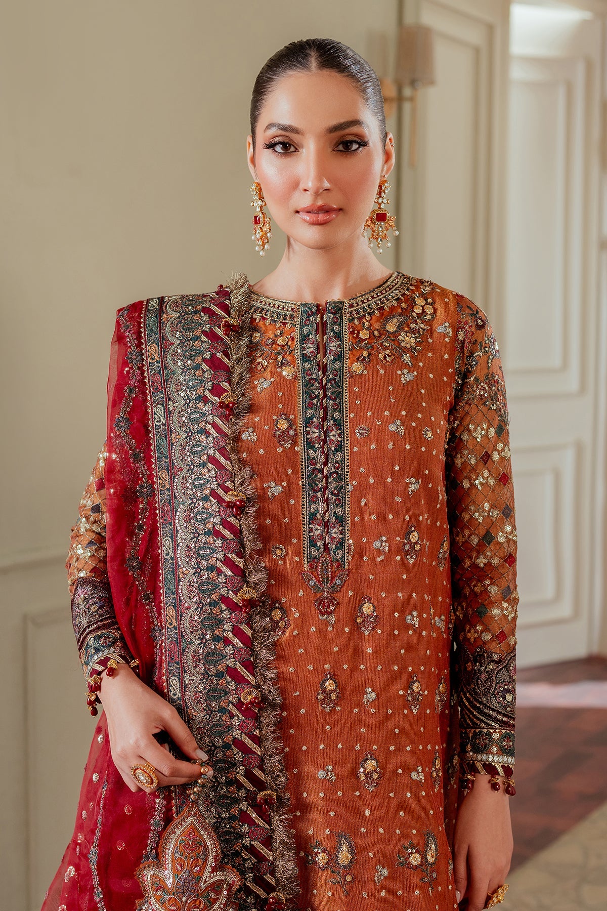 Baroque Chantelle EMBROIDERED NET CH13-01
