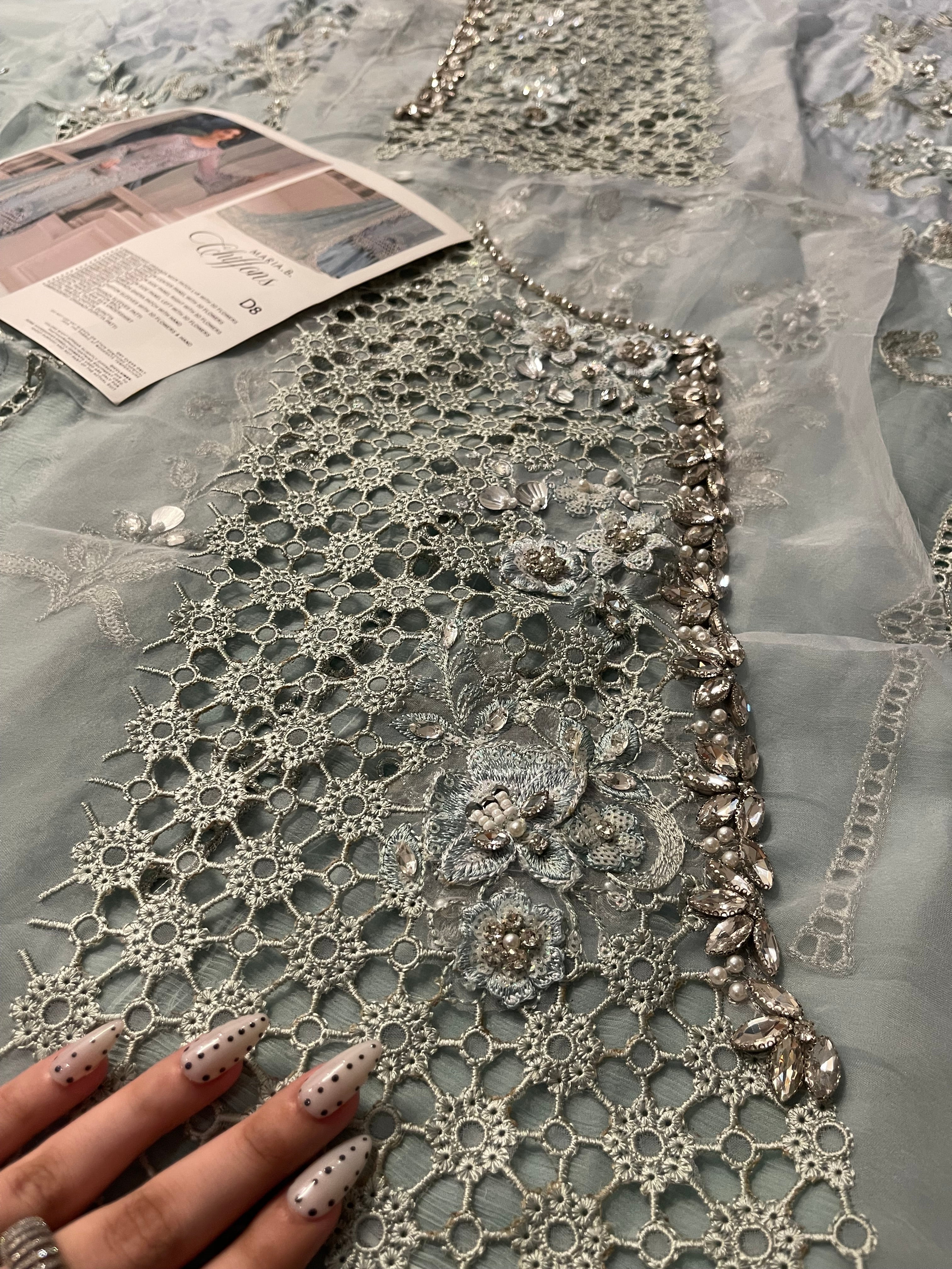 Maria.B Chiffons MPC-25-108 (Aqua)