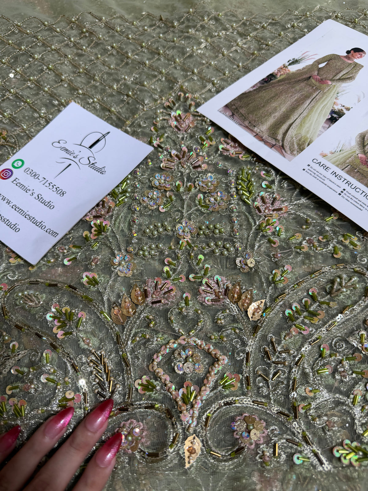 Kanwal Malik - Minha (colour customised in Pastel colours)