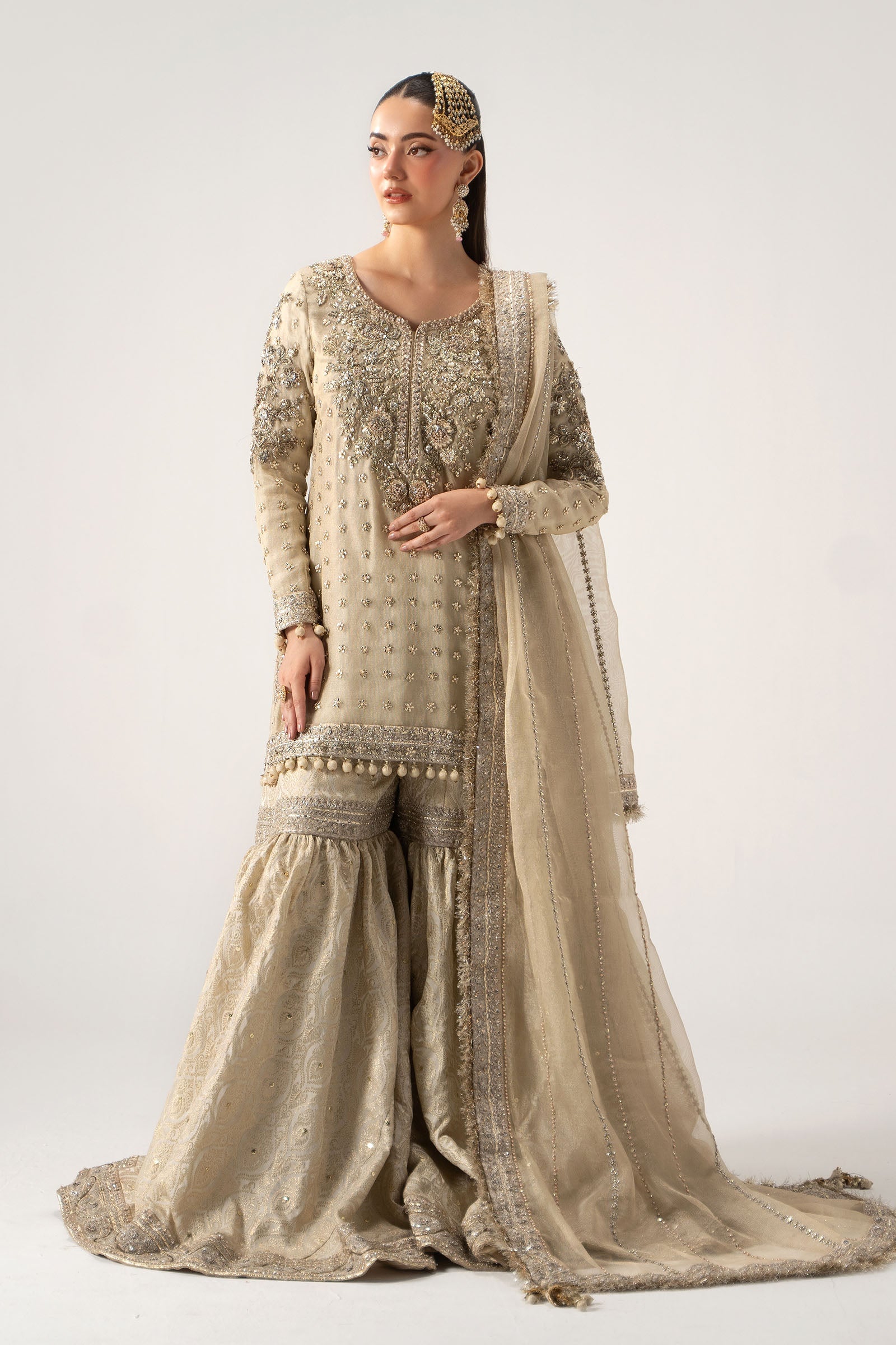 Maria.B Retro Shadmani Couture - Mayrozeh