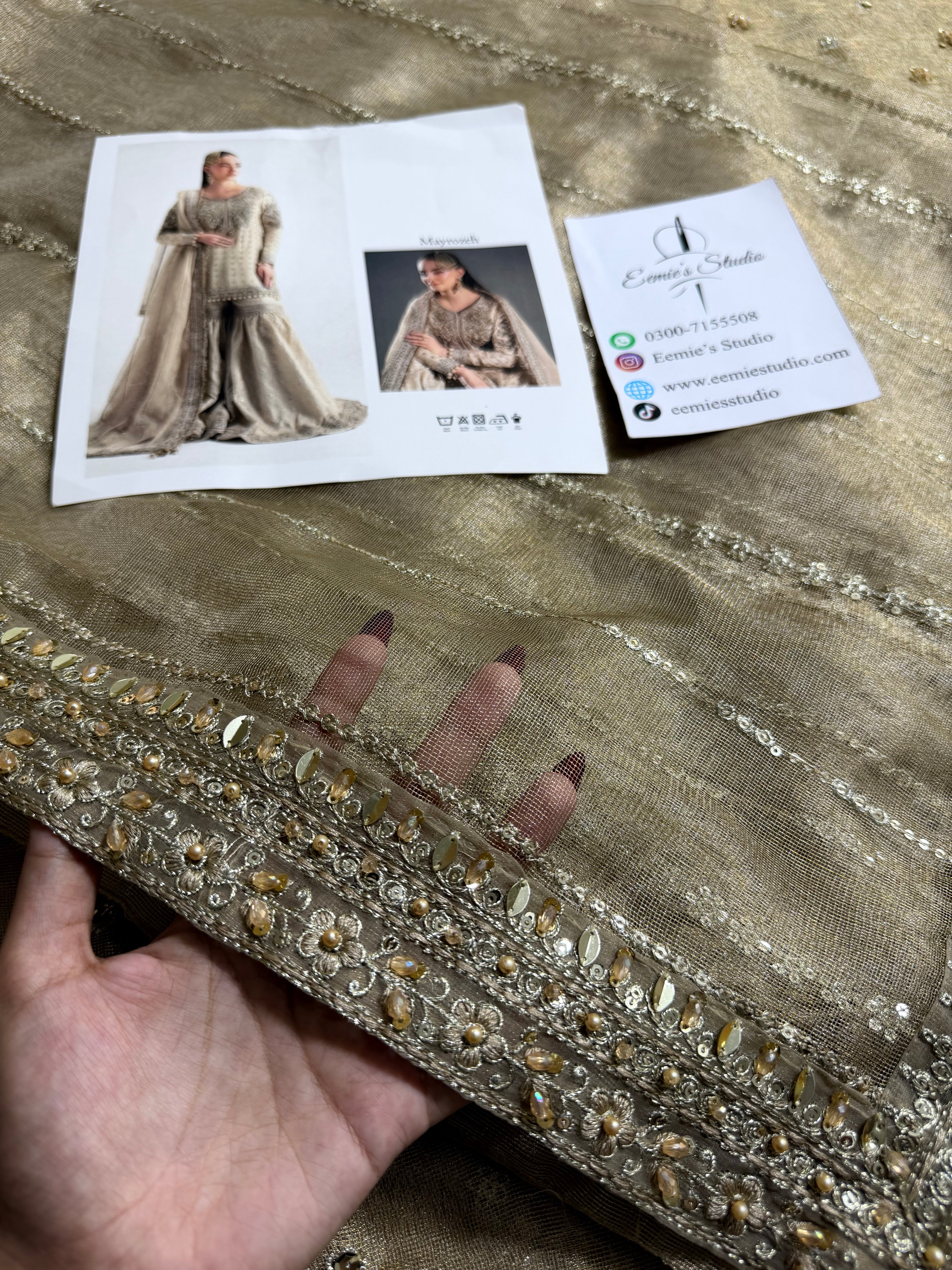 Maria.B Retro Shadmani Couture - Mayrozeh