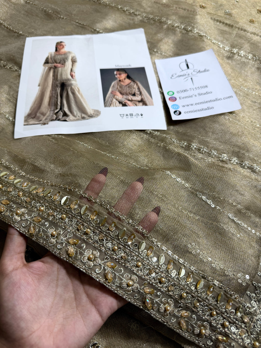 Maria.B Retro Shadmani Couture - Mayrozeh