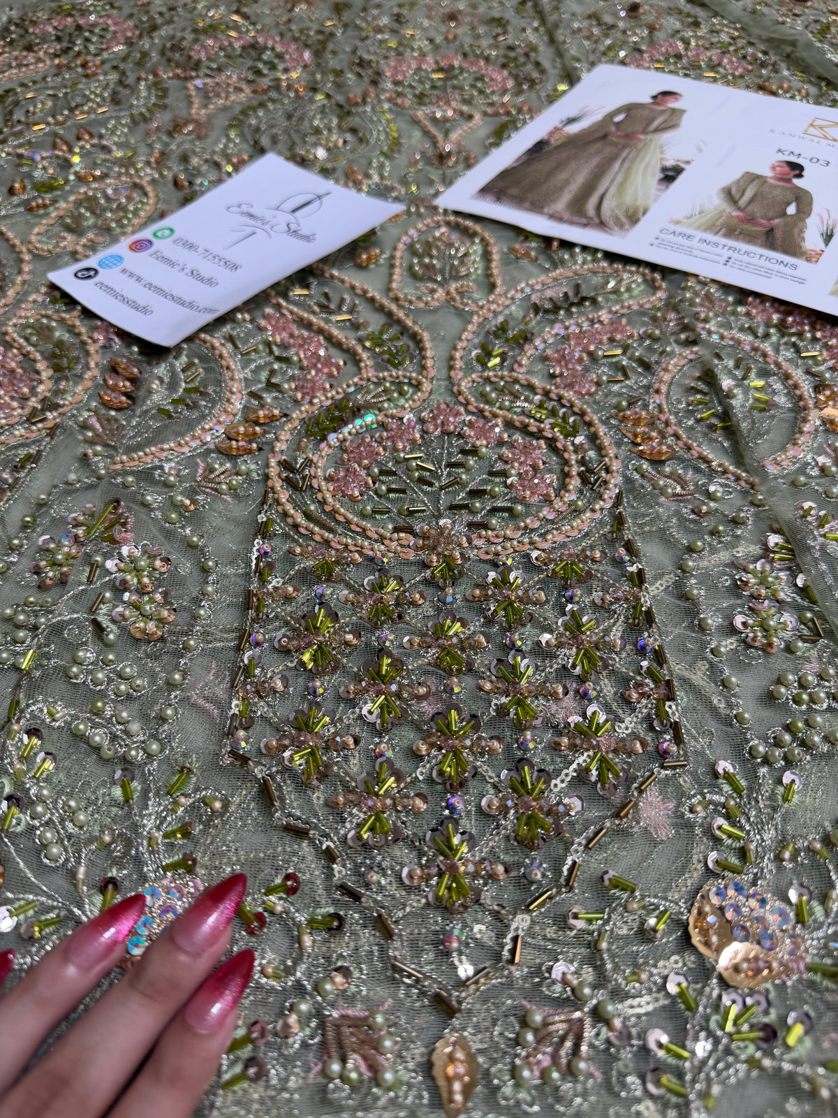 Kanwal Malik - Minha (colour customised in Pastel colours)