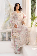 Maria.B Chiffons MPC-25-101
(Off White Rose)