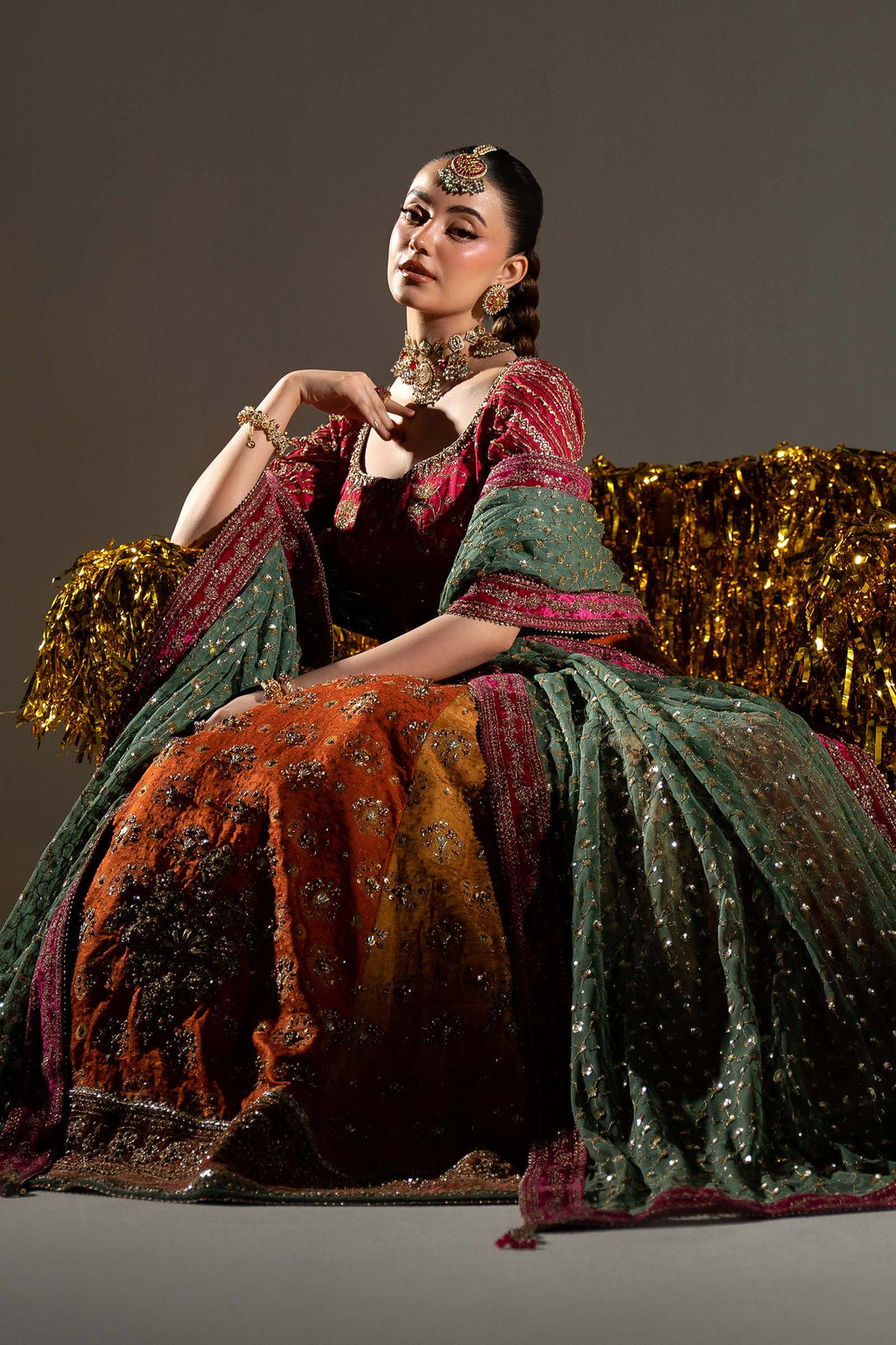 Maria.B Retro Shadmani Couture - Merjan