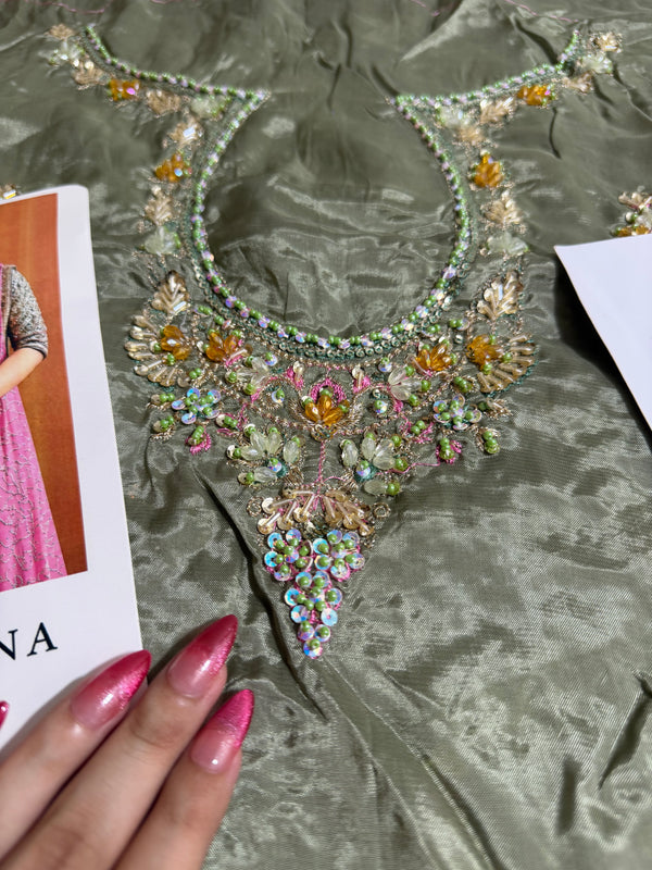Shagna - Mint Green & Pastel