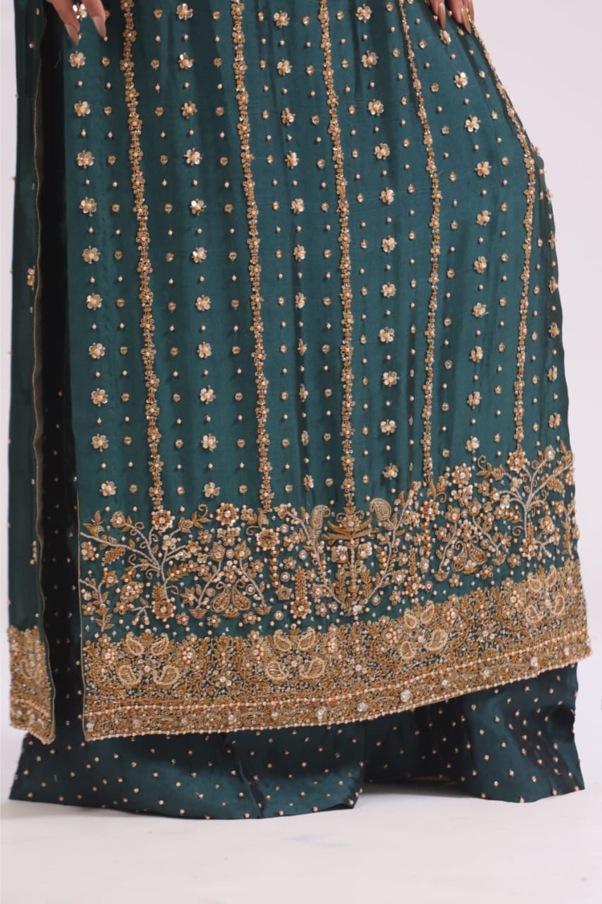 Usama Silk - Teal Luxe