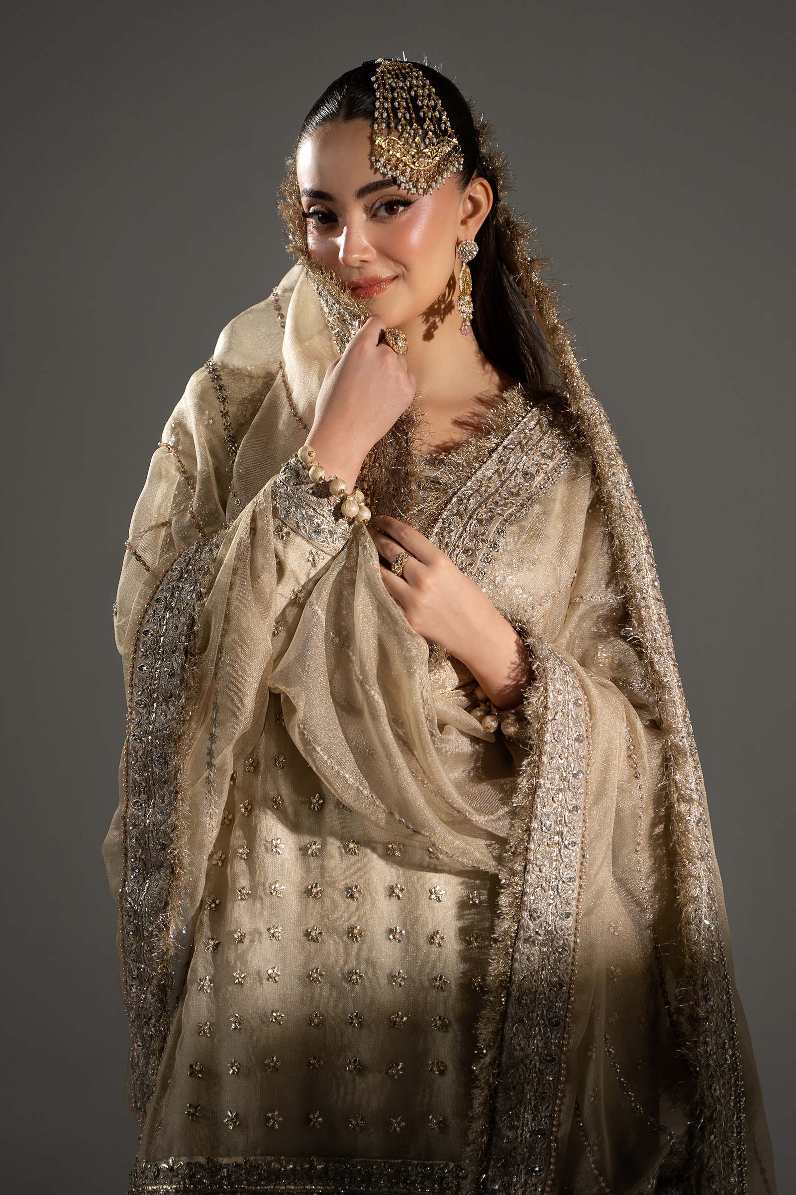 Maria.B Retro Shadmani Couture - Mayrozeh