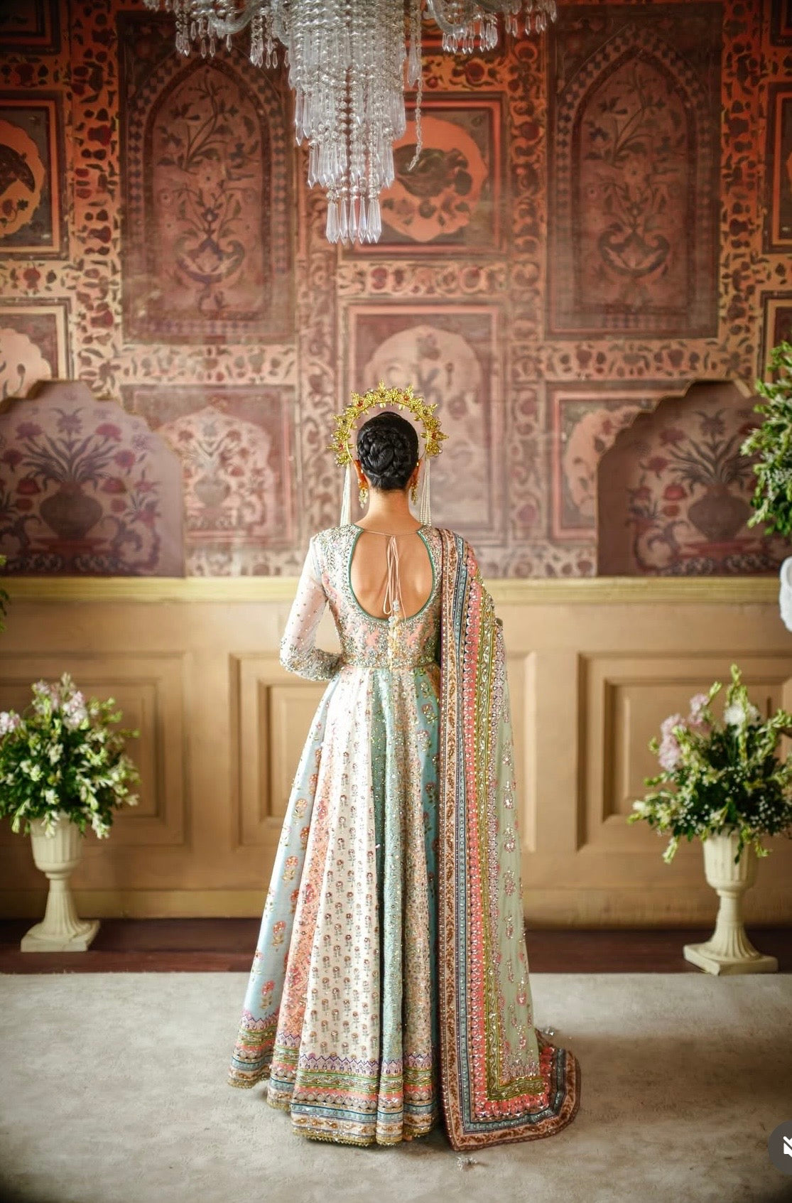 Nomi Ansari - Maryam Nawaz Pastel outfit