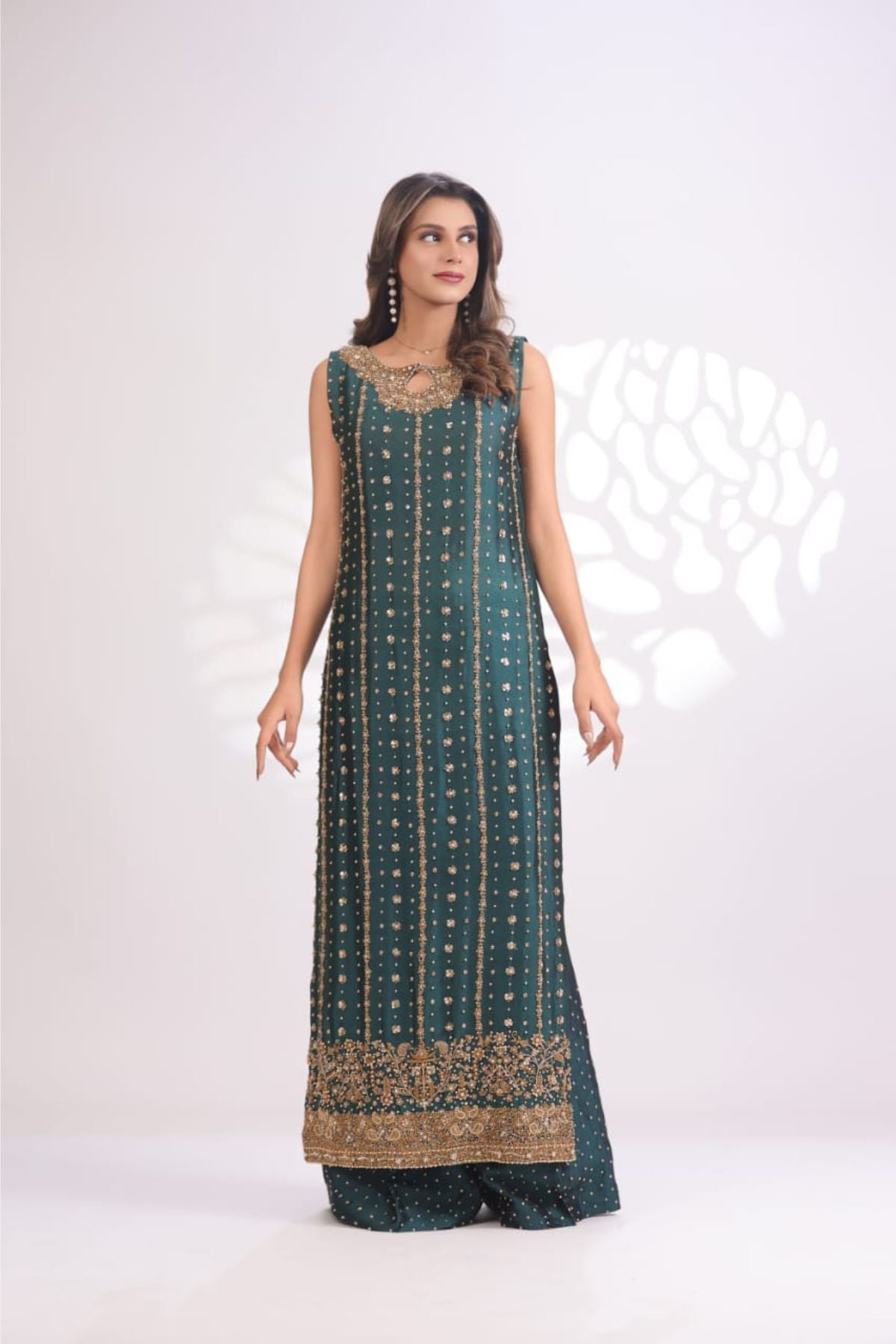 Usama Silk - Teal Luxe Secondary image