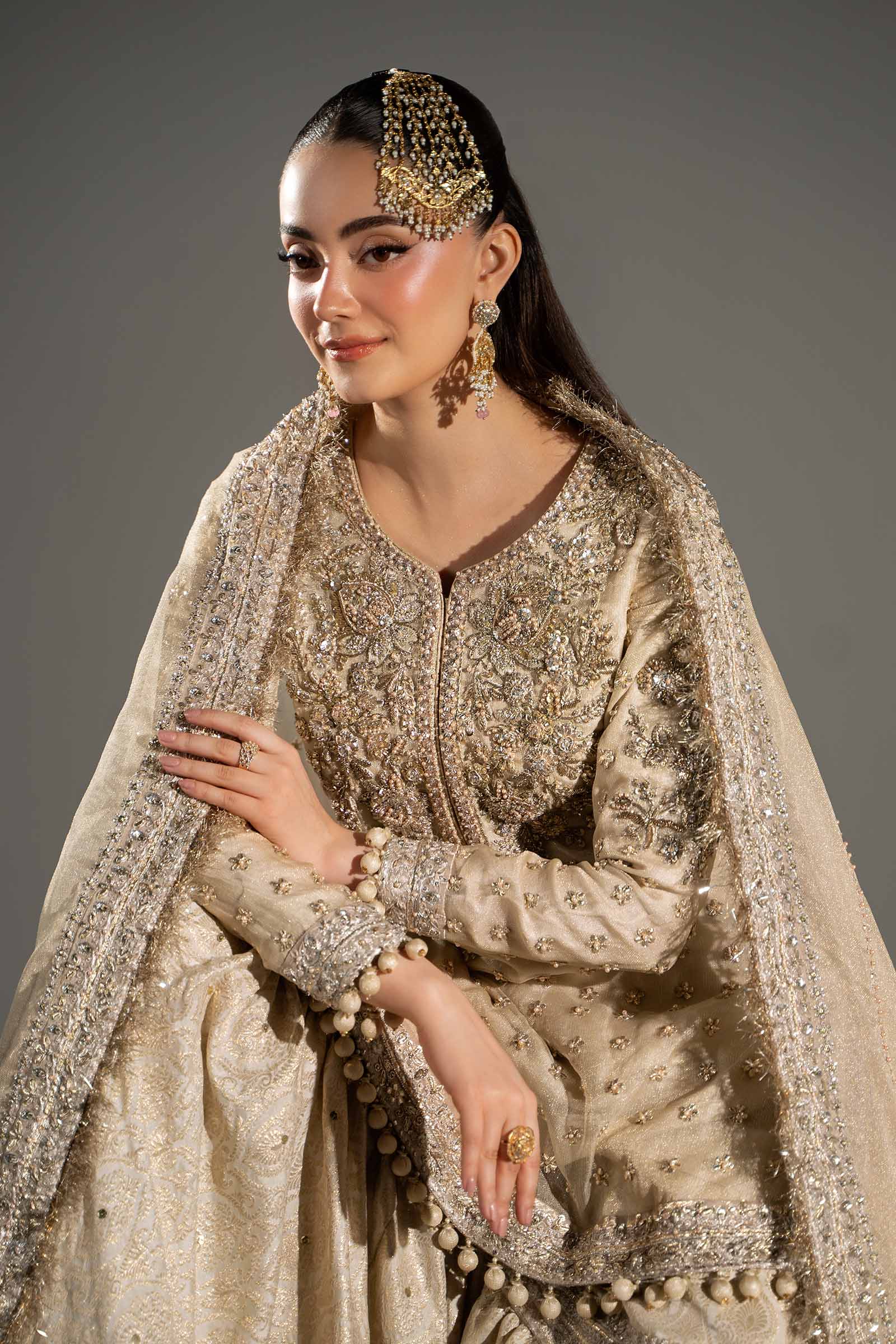 Maria.B Retro Shadmani Couture - Mayrozeh