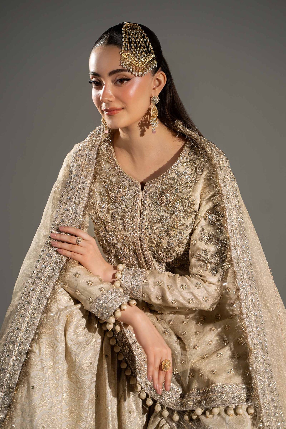 Maria.B Retro Shadmani Couture - Mayrozeh
