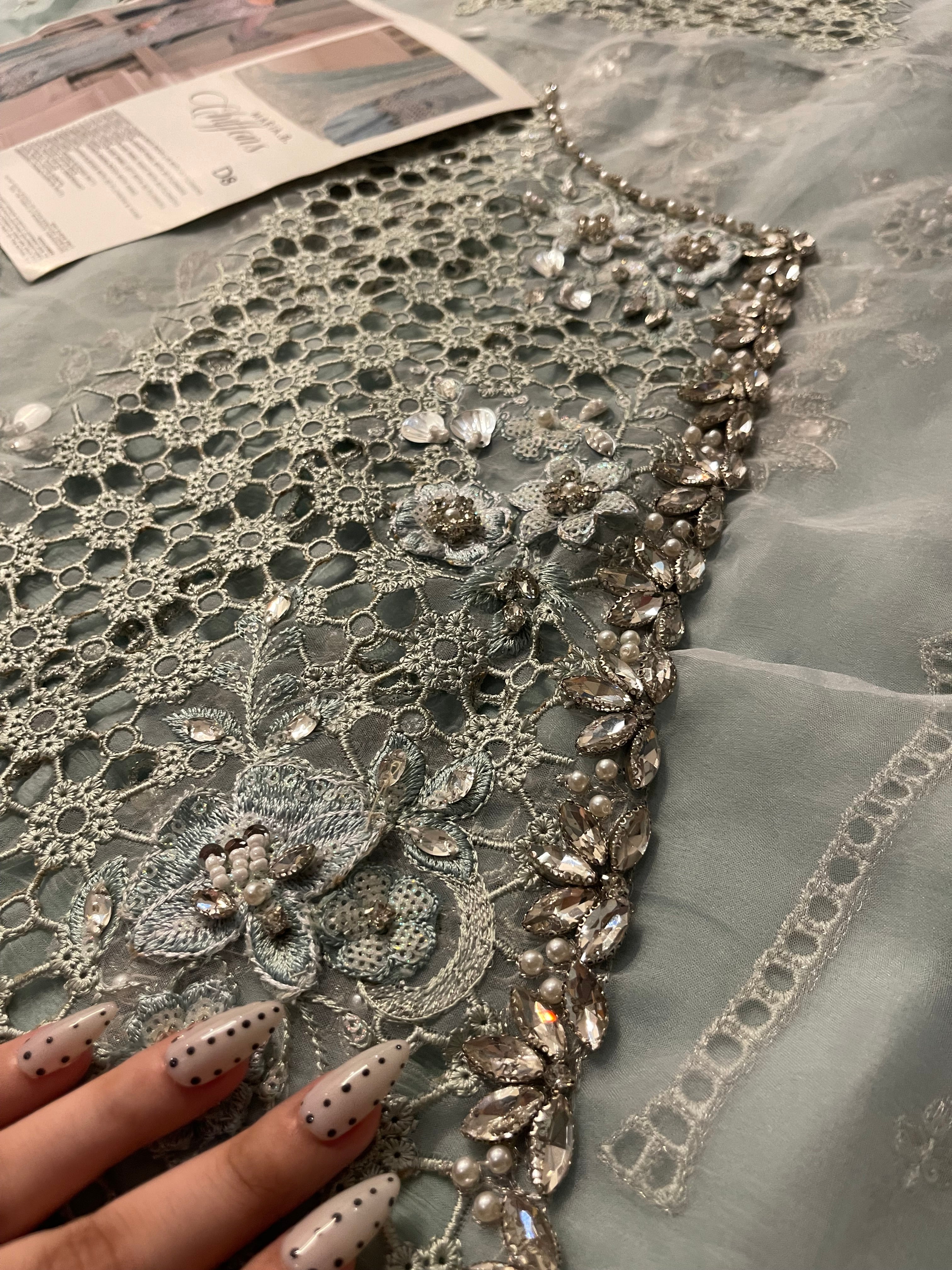 Maria.B Chiffons MPC-25-108 (Aqua)