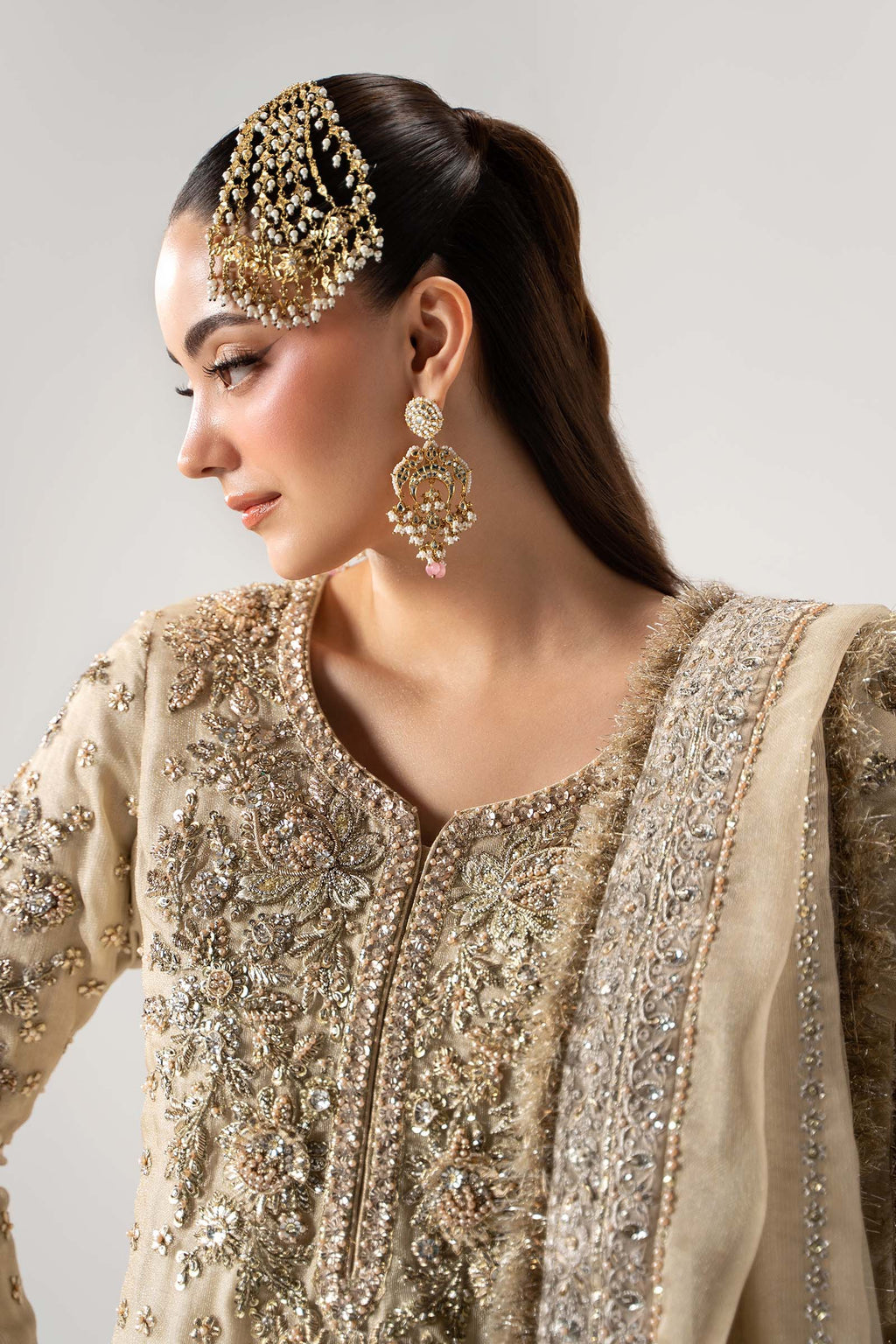 Maria.B Retro Shadmani Couture - Mayrozeh