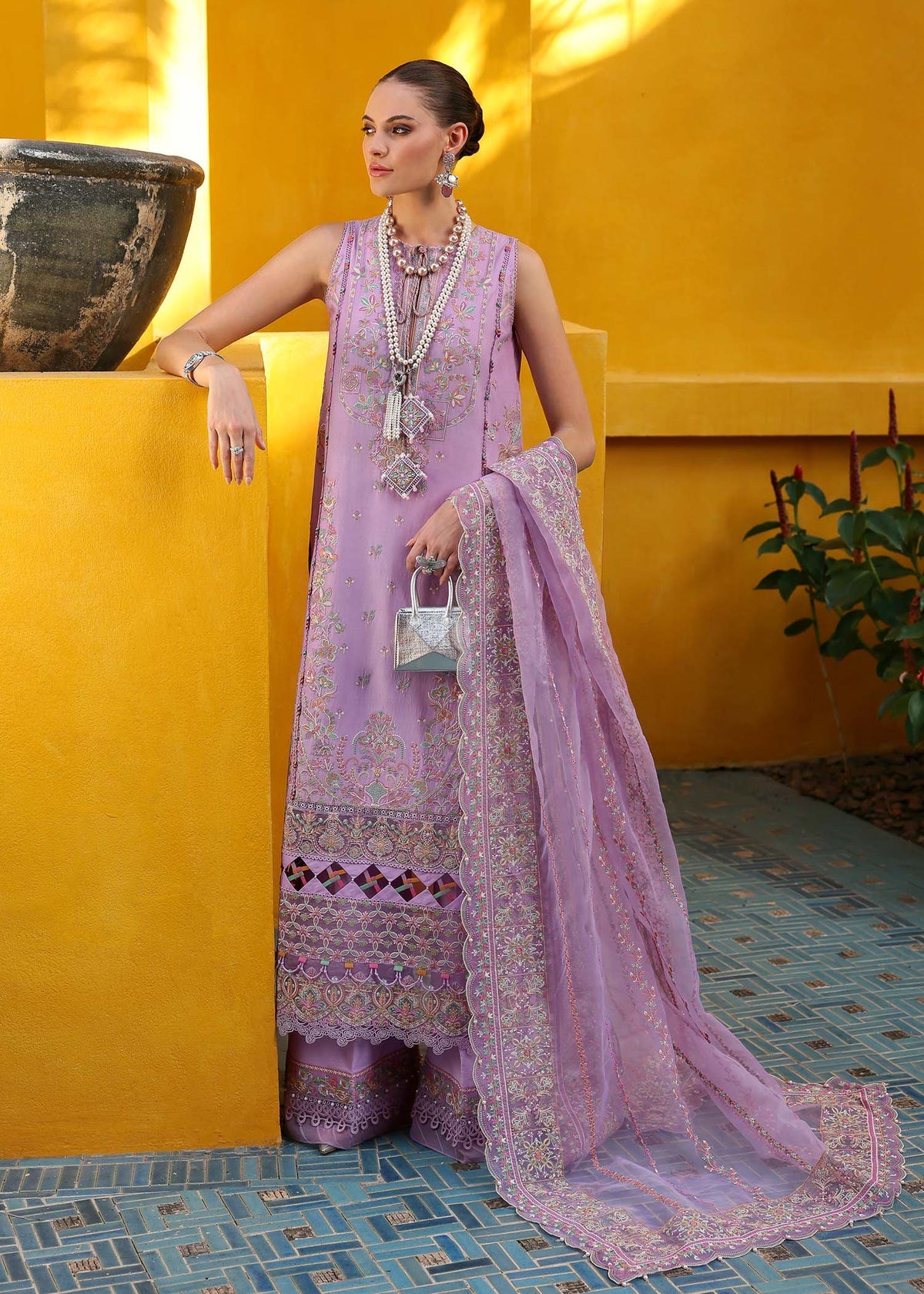 Kanwal Malik Luxury Lawn - Celia