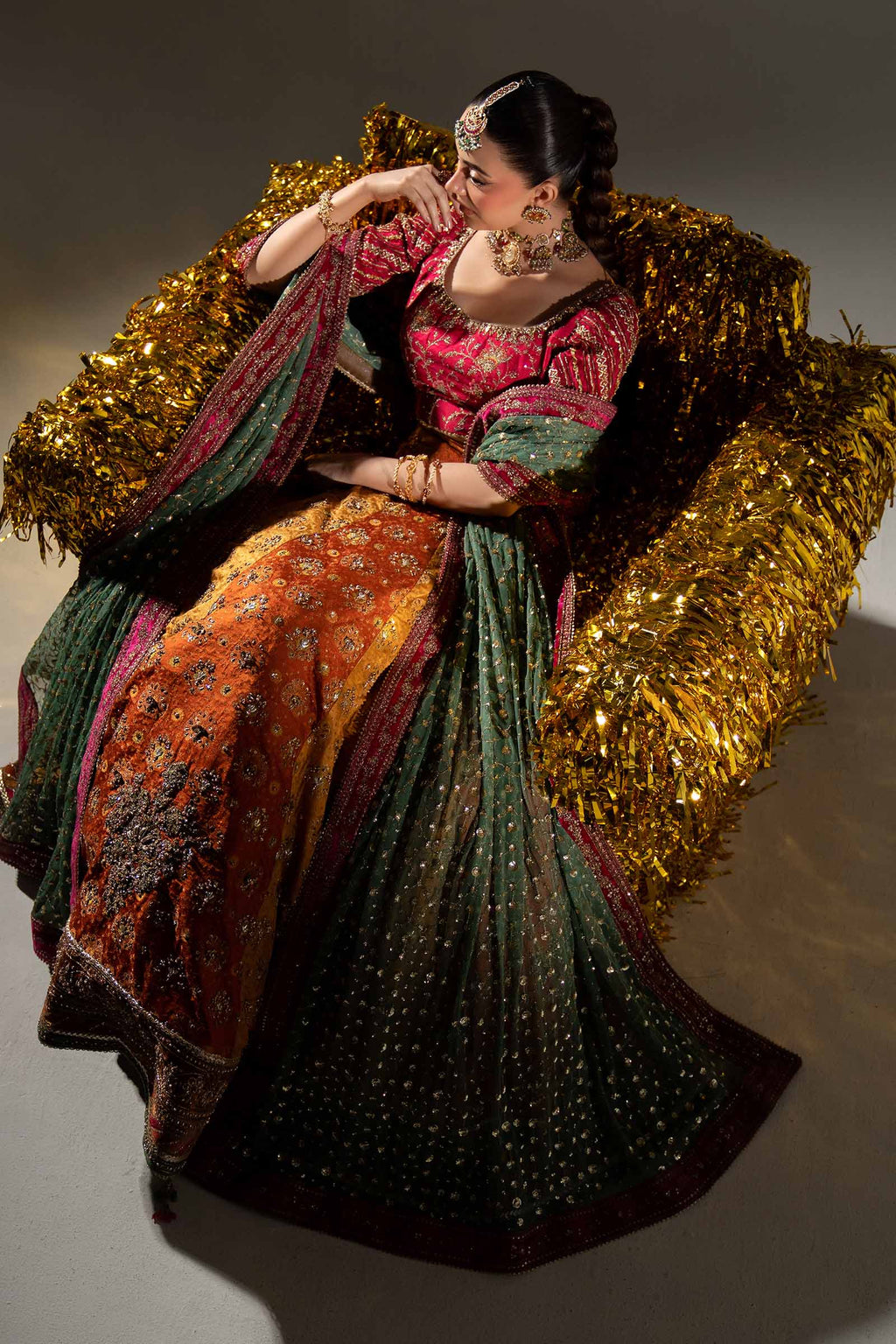 Maria.B Retro Shadmani Couture - Merjan