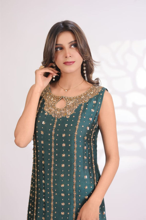 Usama Silk - Teal Luxe
