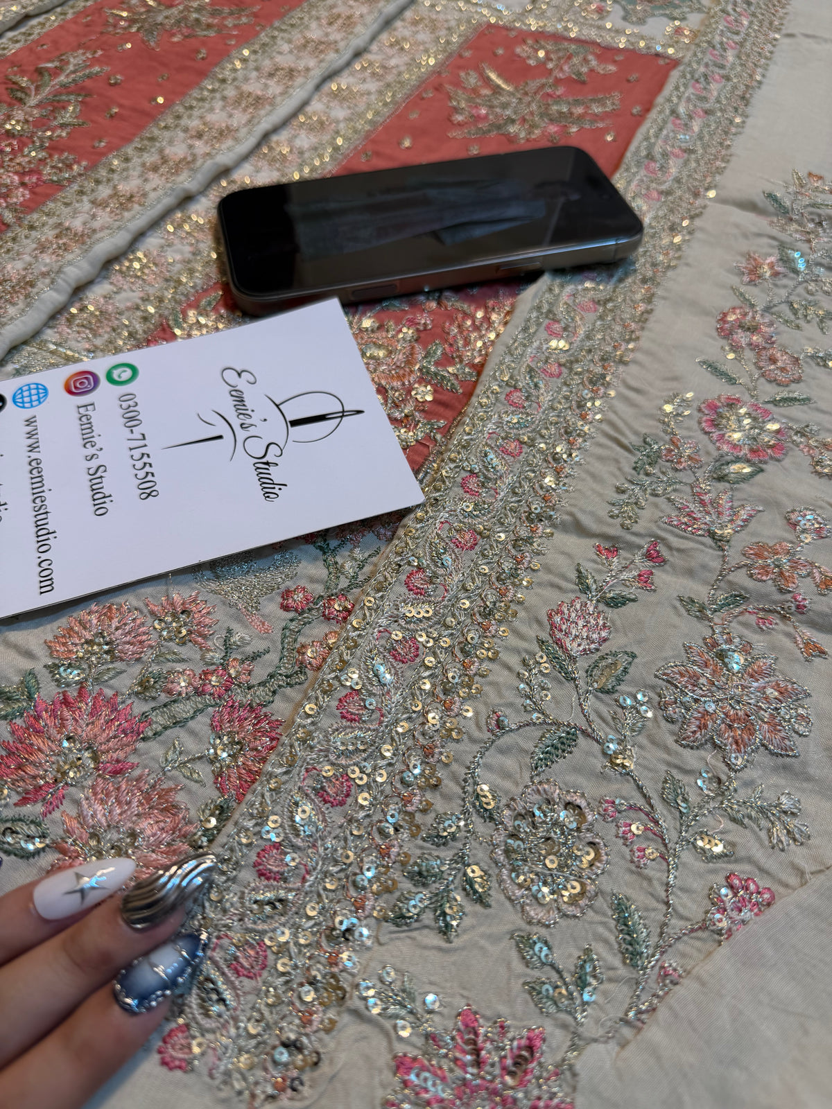 Ethnc - Matcha Kaftan Kameez set