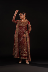 Usama Silk - Crimson Jewelcourt
