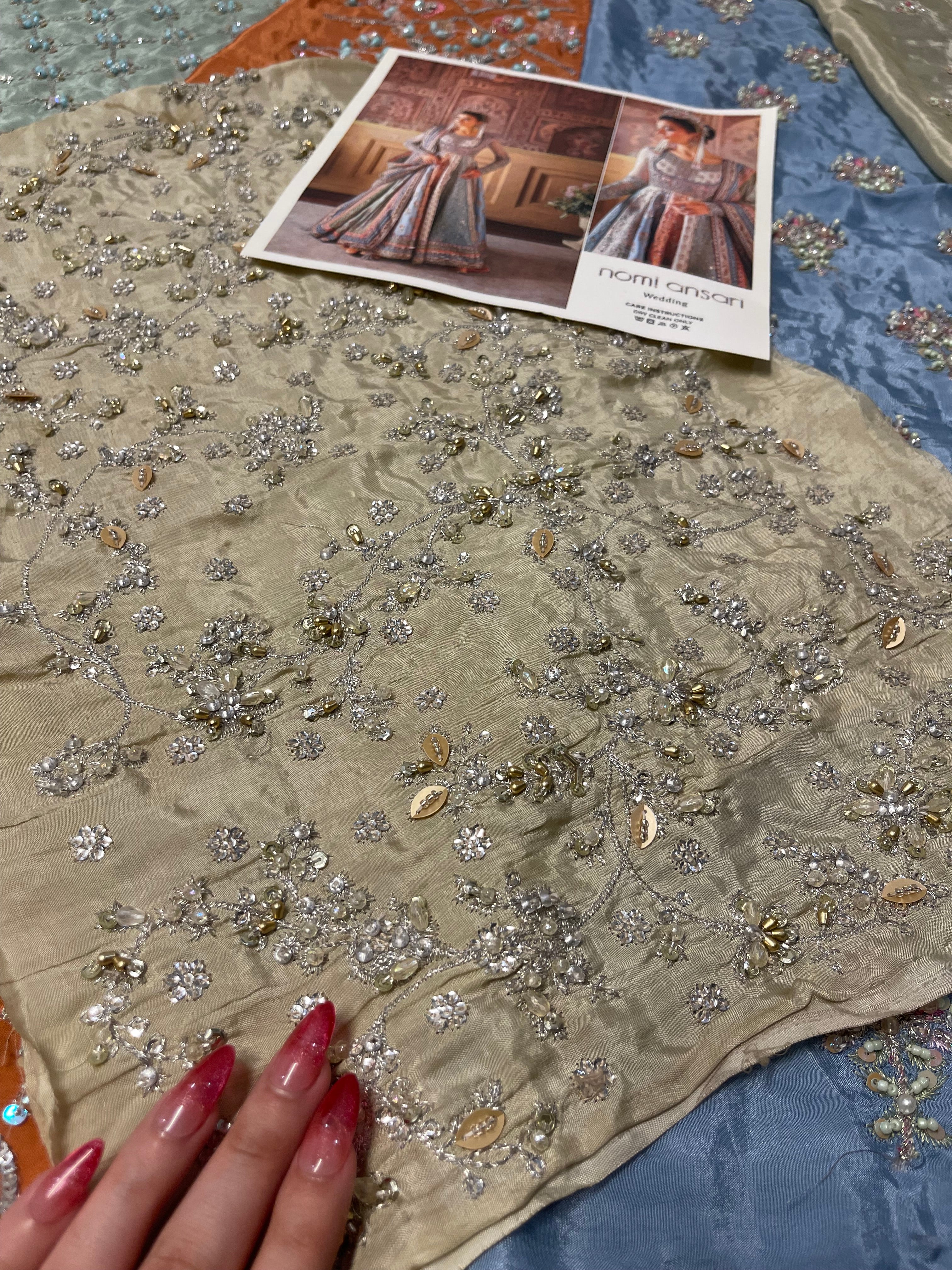 Nomi Ansari - Maryam Nawaz Pastel outfit