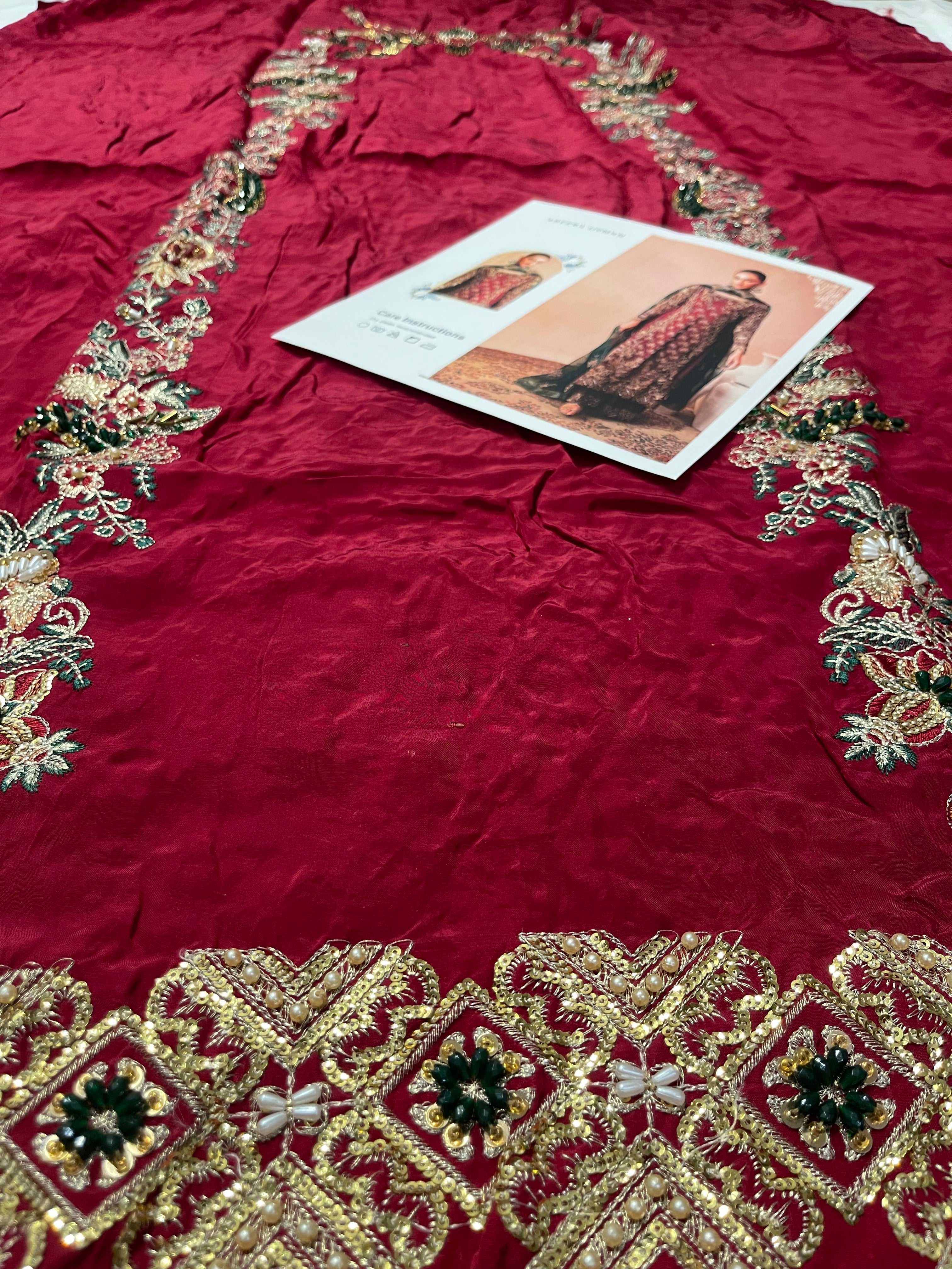 Abeera Usman - Burgundy Dusk