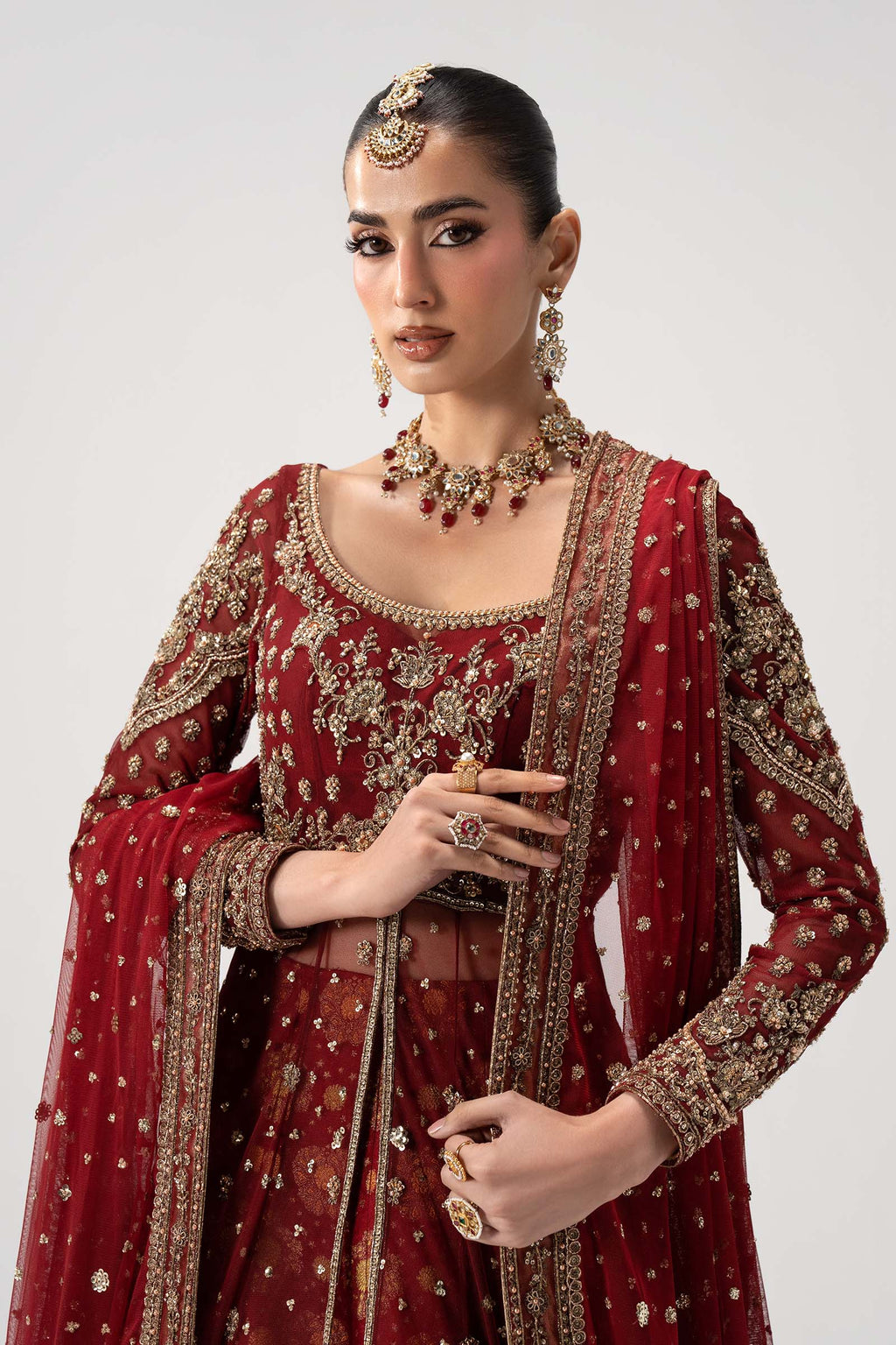 Maria.B Retro Shadmani Couture - Bazif