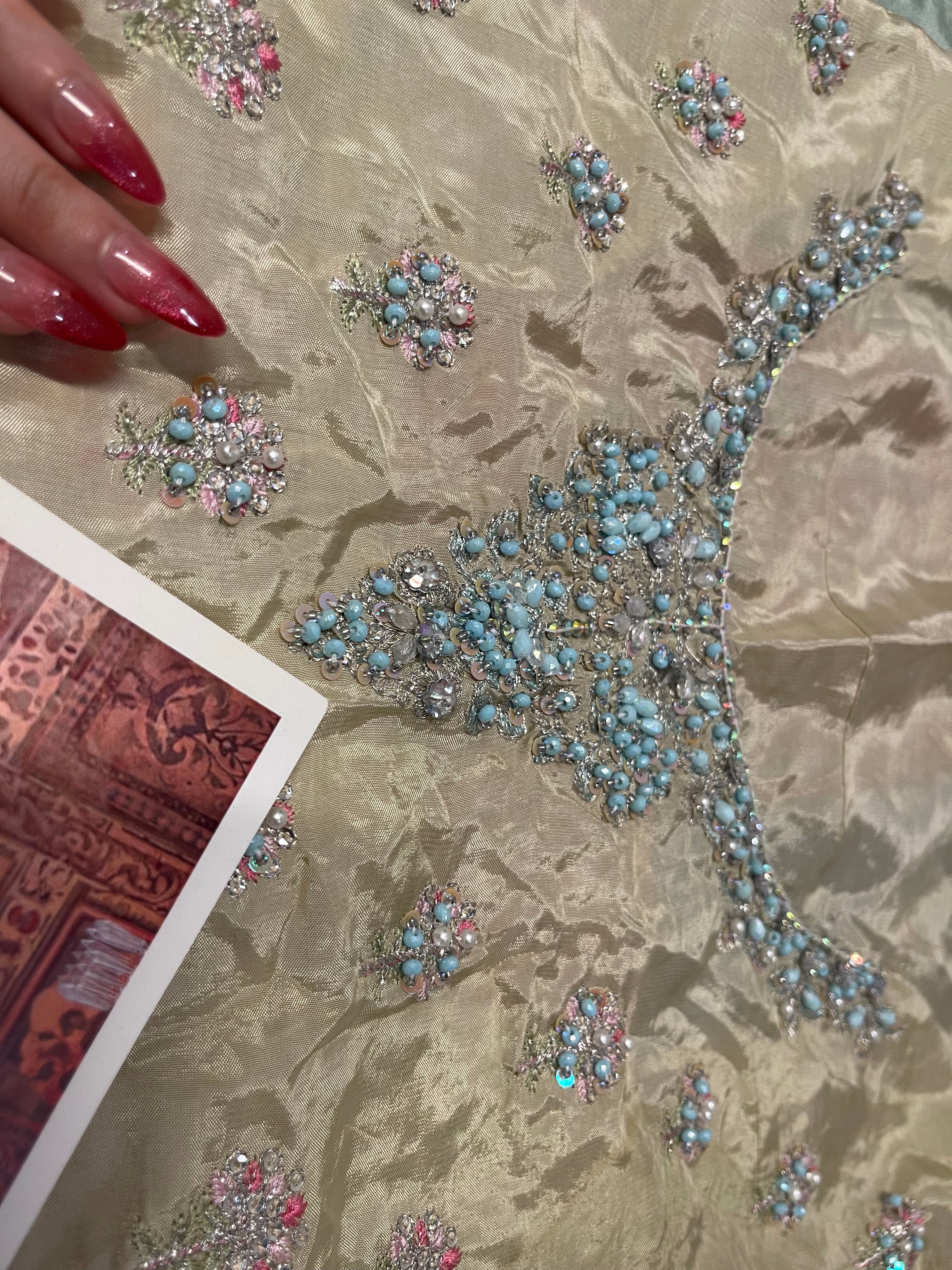 Nomi Ansari - Maryam Nawaz Pastel outfit