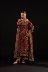 Usama Silk - Crimson Jewelcourt