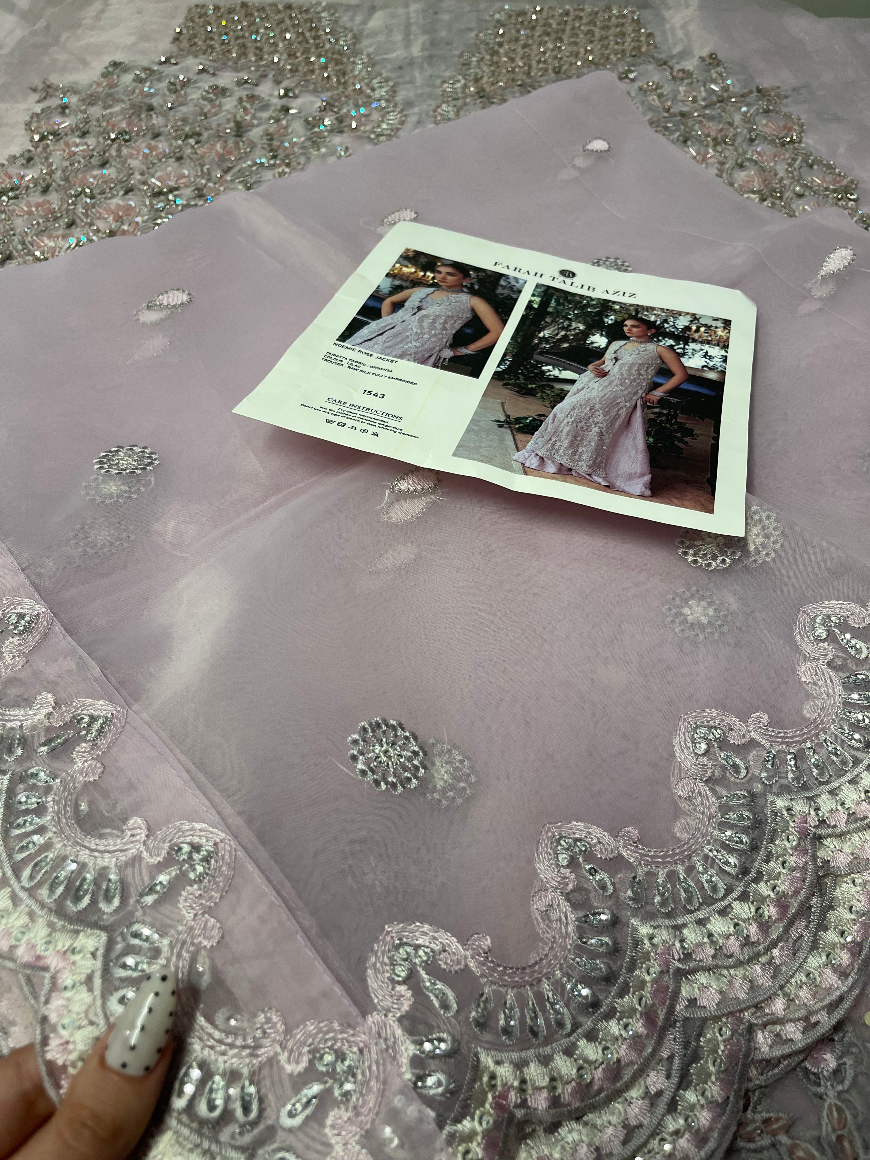 Farah Talib Aziz (FTA) - “Noemie Rose Jacket” ensemble