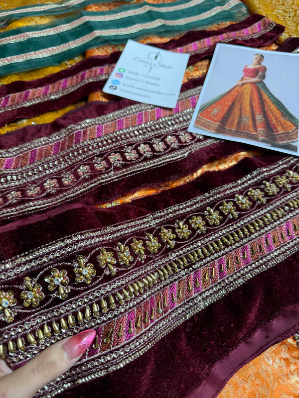 Maria.B Retro Shadmani Couture - Merjan
