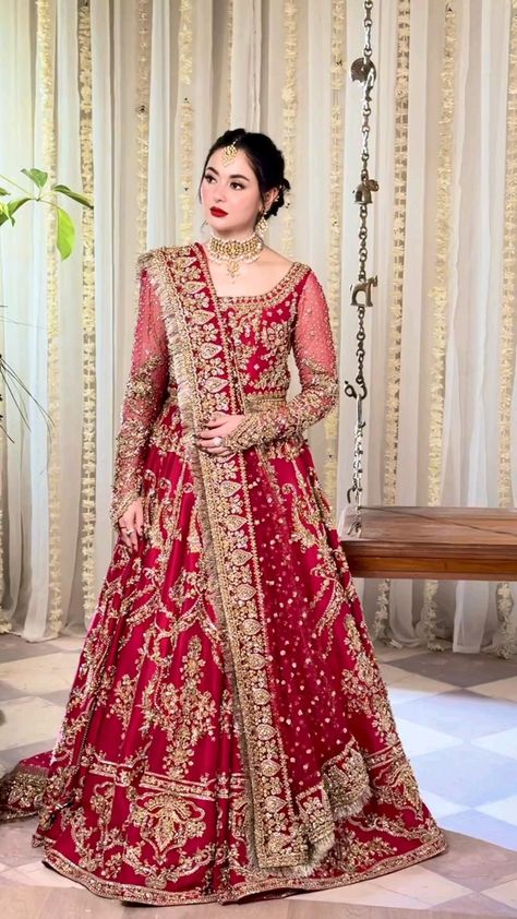 Faiza Saqlain couture bridal lehenga