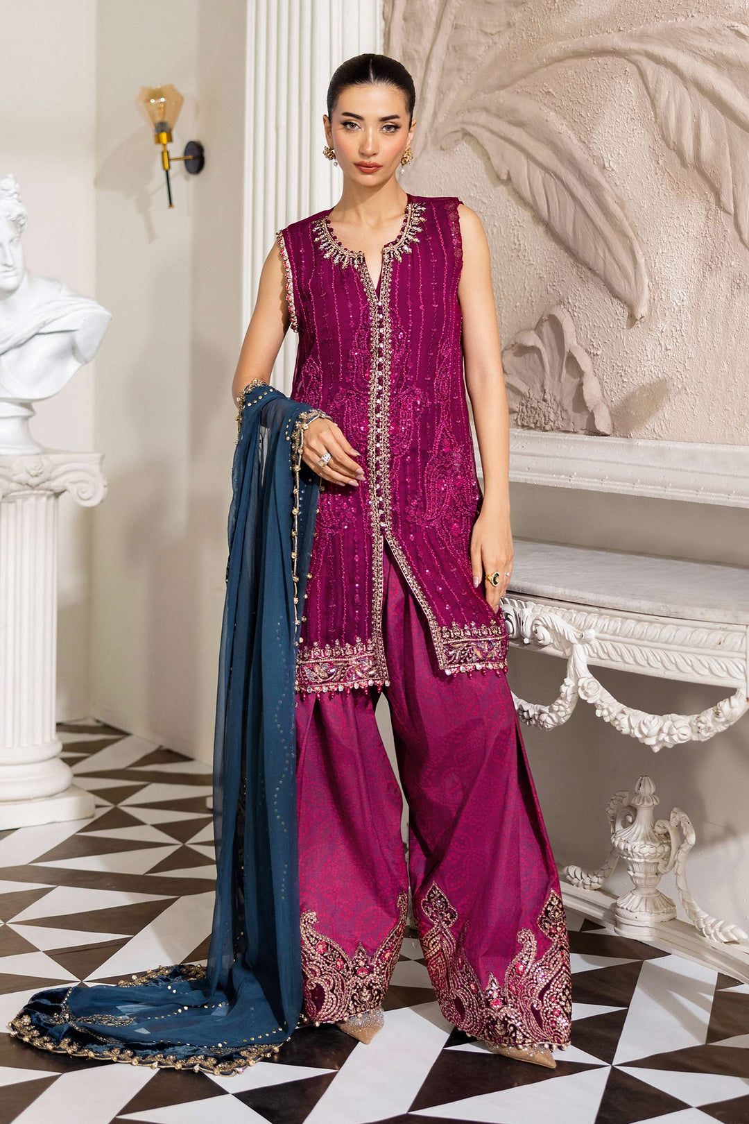 Maria.B Chiffons MPC-25-102
(Magenta)