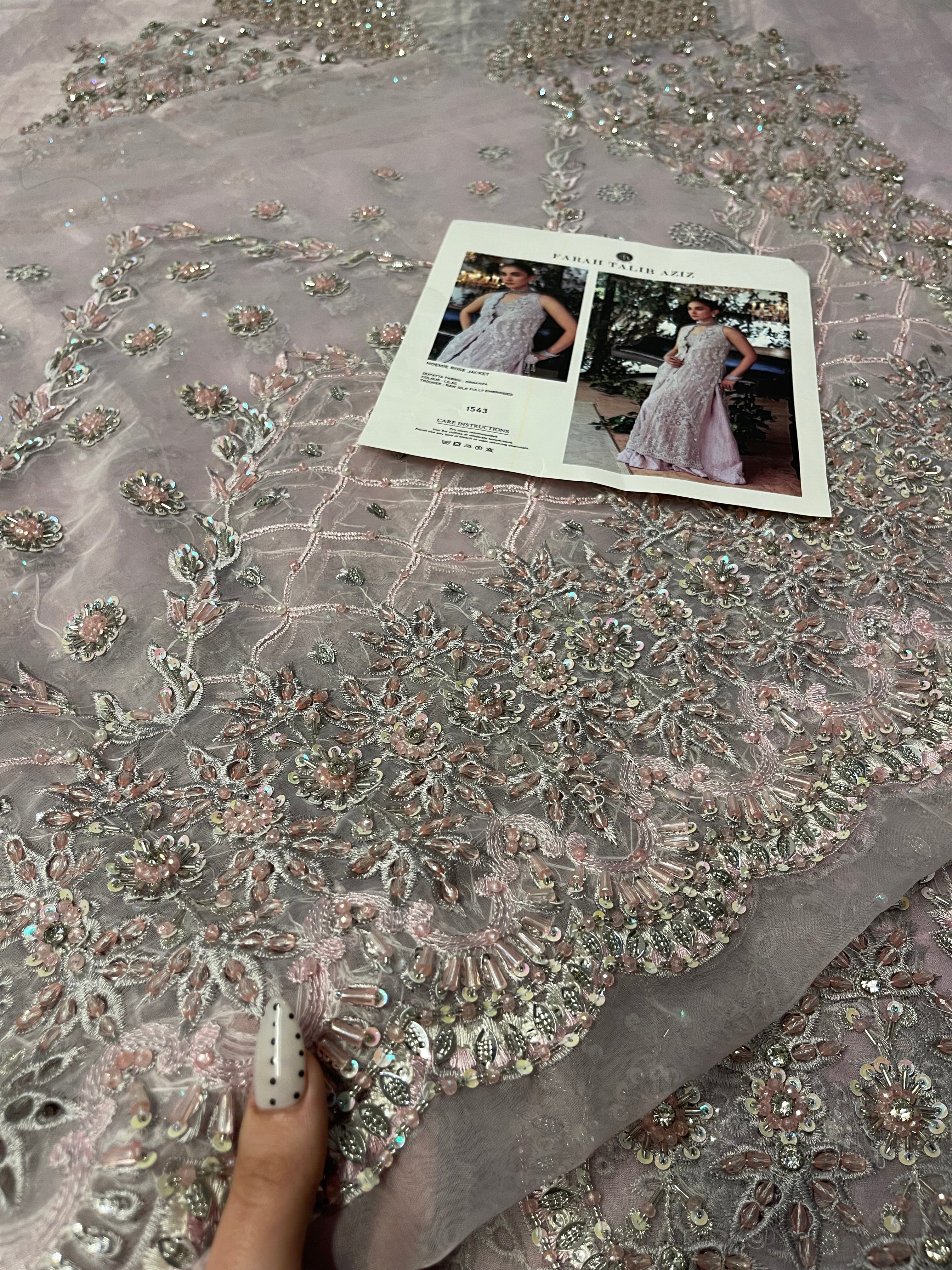 Farah Talib Aziz (FTA) - “Noemie Rose Jacket” ensemble