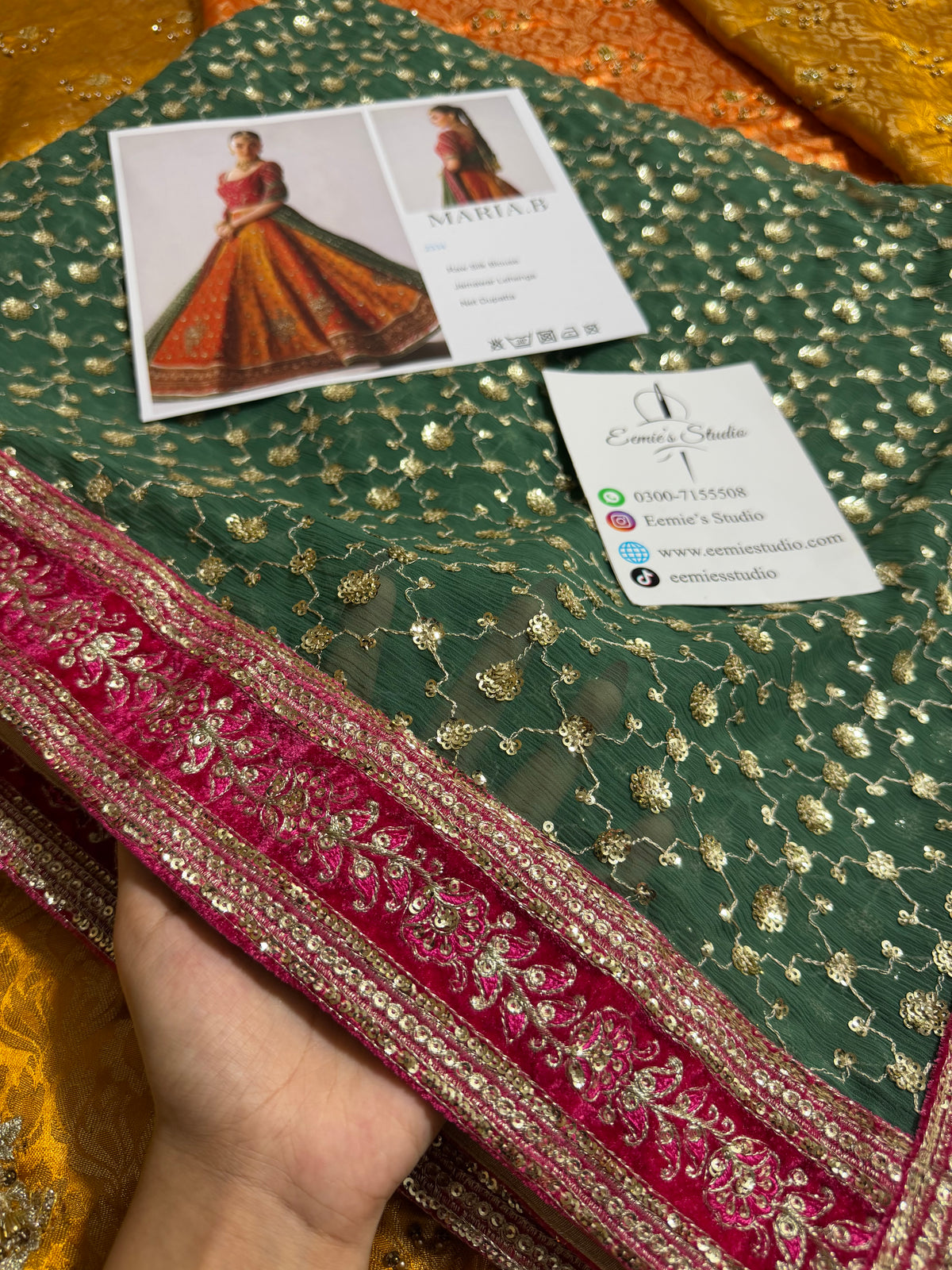 Maria.B Retro Shadmani Couture - Merjan