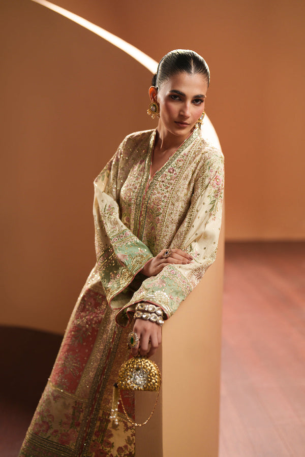 Ethnc - Matcha Kaftan Kameez set