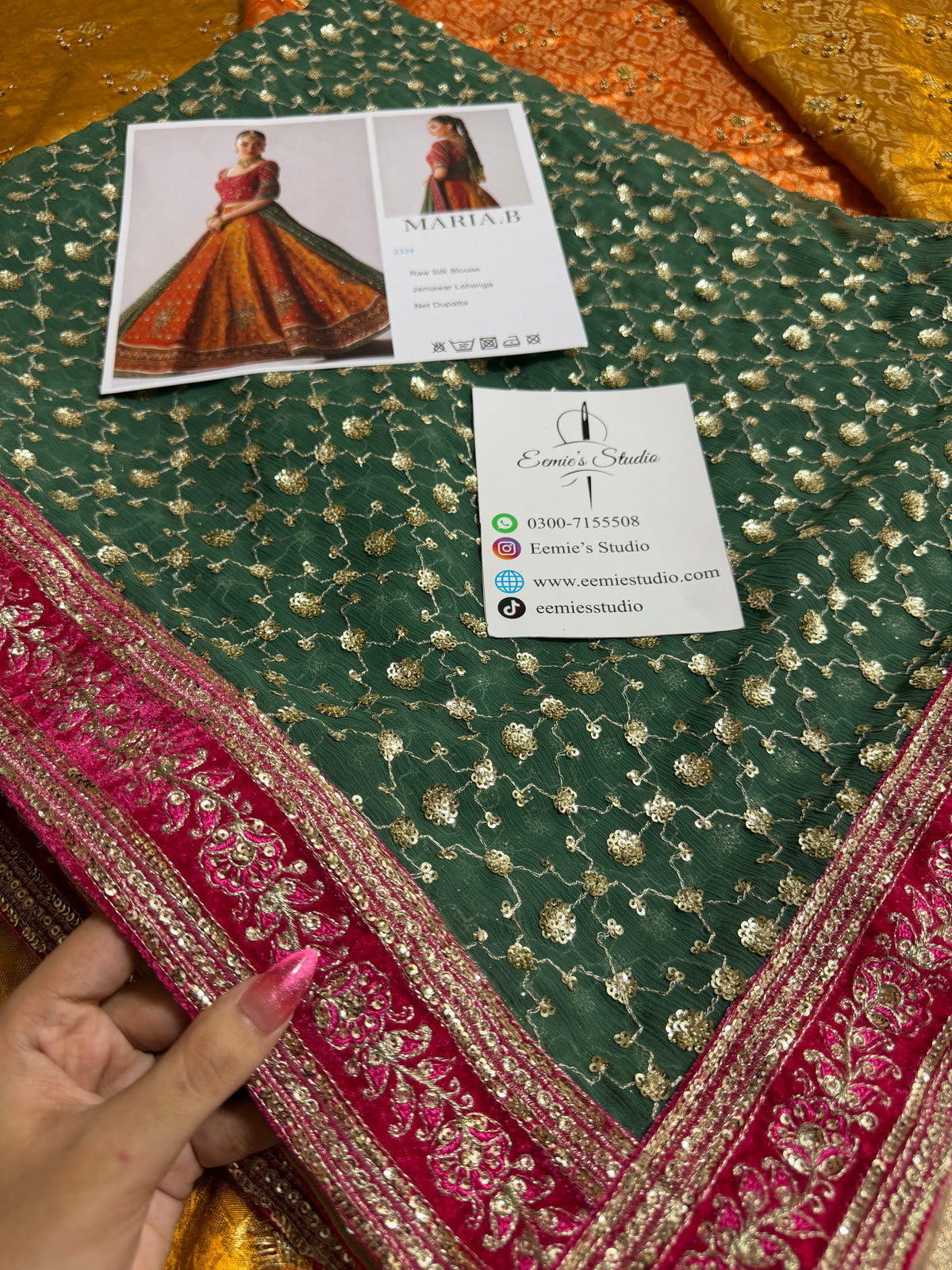 Maria.B Retro Shadmani Couture - Merjan