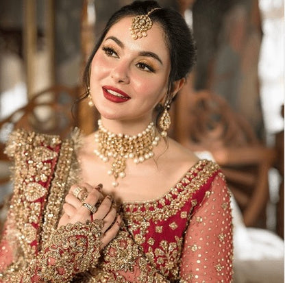 Faiza Saqlain couture bridal lehenga