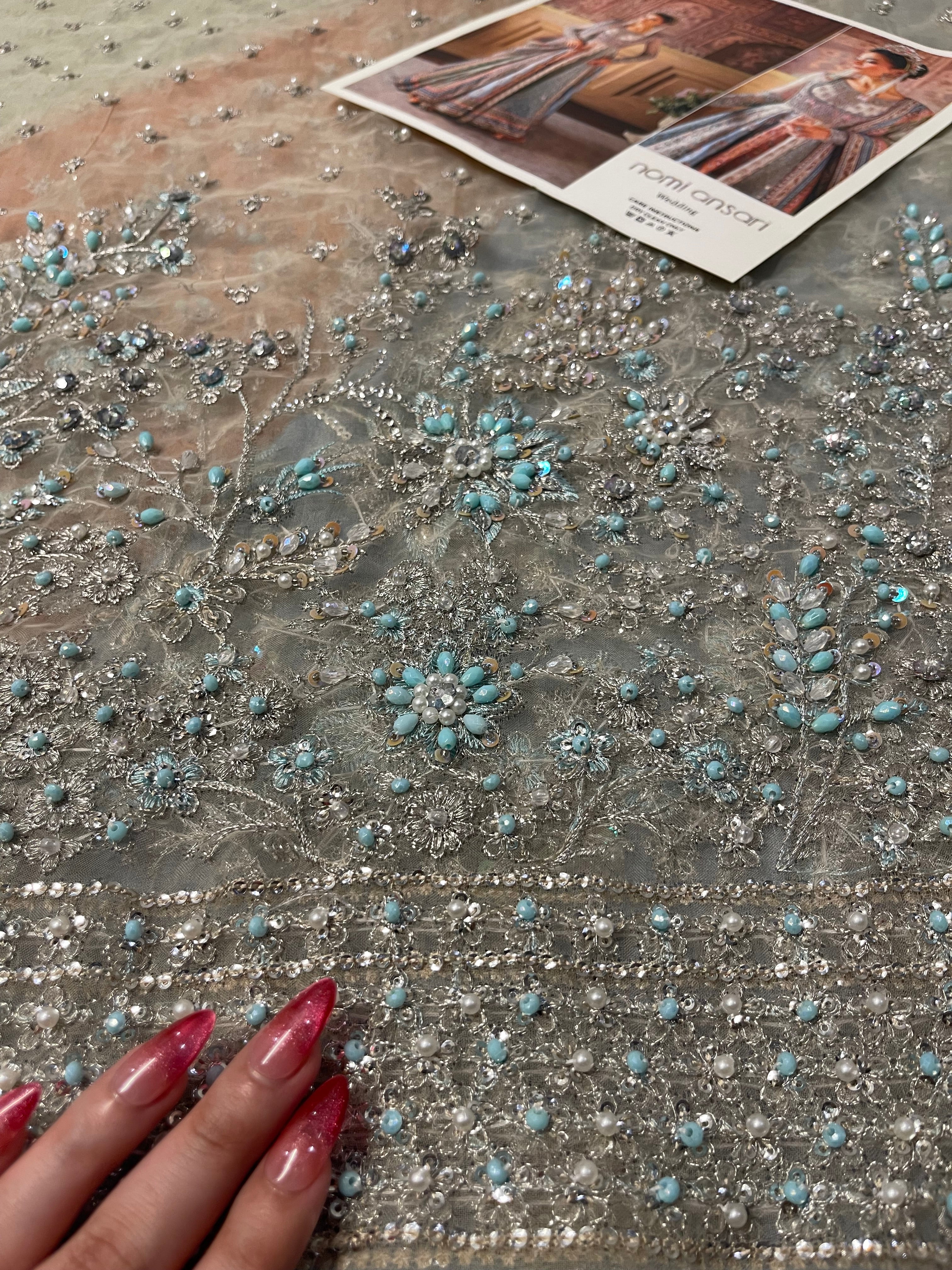 Nomi Ansari - Maryam Nawaz Pastel outfit