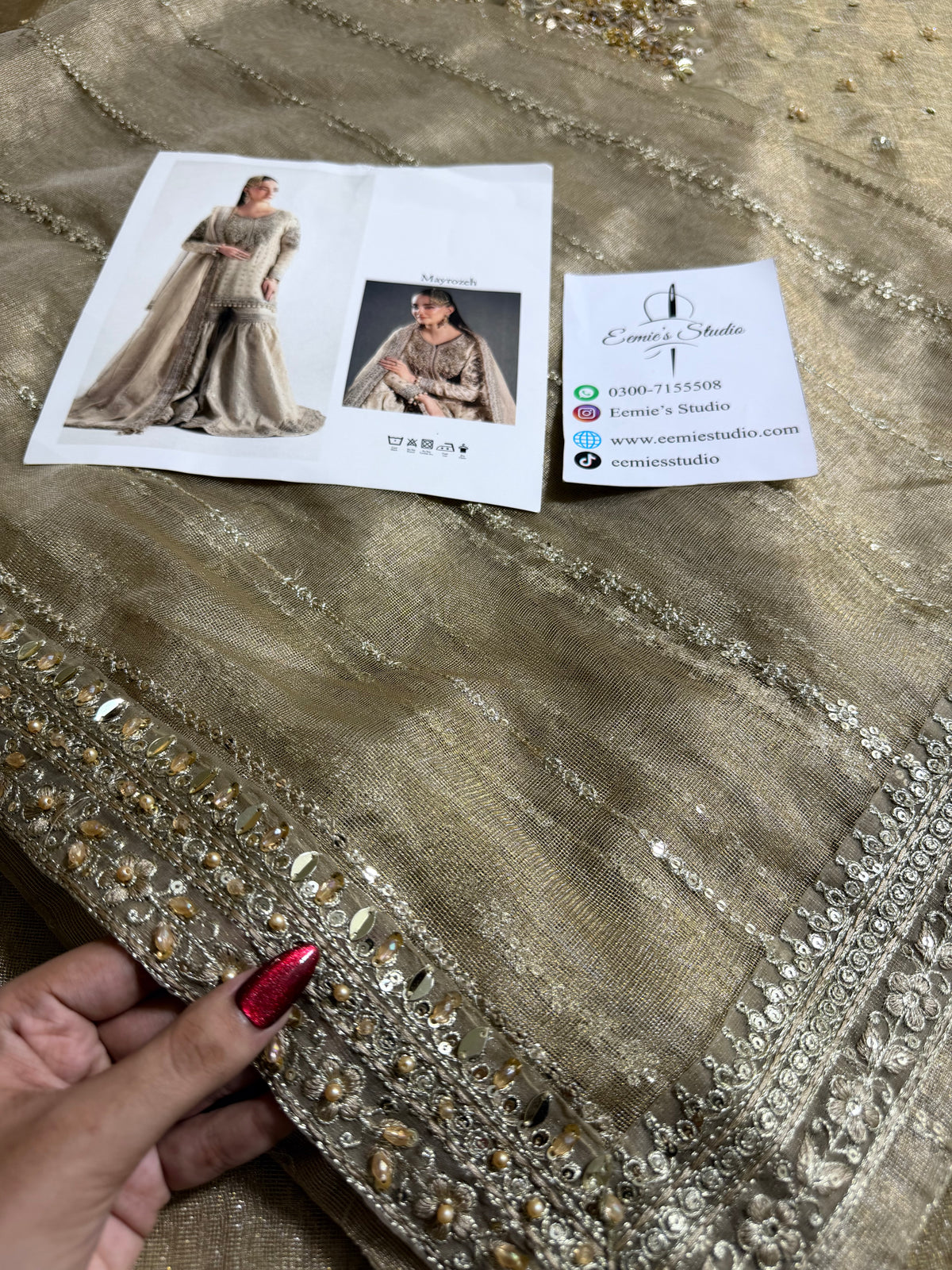Maria.B Retro Shadmani Couture - Mayrozeh