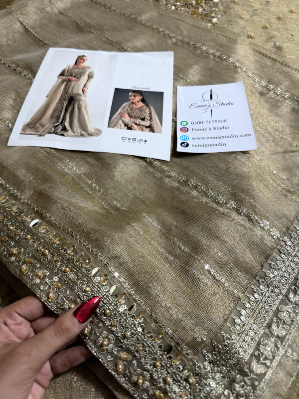 Maria.B Retro Shadmani Couture - Mayrozeh