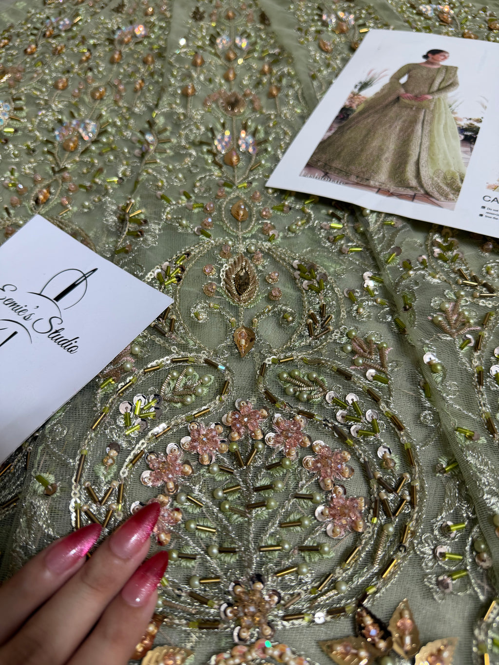 Kanwal Malik - Minha (colour customised in Pastel colours)